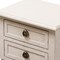 Baxton Studio Lenore Country Cottage Farmhouse Whitewashed 2-Drawer Nightstand 146-8189 - alternate 9